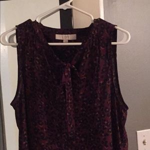 LOFT leopard top